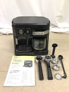 デロンギ コーヒーメーカー エスプレッソマシン Combi Coffee Maker ブラック BCO410J-B 関YFH0226-10