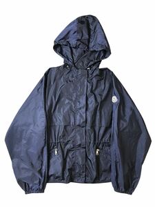 (D) MONCLER モンクレール 2018年 JAIS ナイロン パーカー 3 ネイビー フード ジャケット (ma)