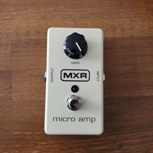 MXR マイクロアンプ micro amp M-133　極美品　箱等付属品付　