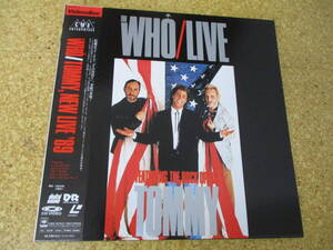 ◎The Who　ザ・フー★Live - Featuring The Rock Opera Tommy/日本 Double レーザーディスク Laserdisc 盤☆帯、シート