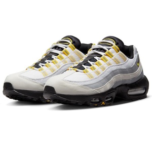 ☆NIKE AIR MAX 95 ESSENTIAL 白/黄/黒/灰 25.0cm ナイキ エア マックス 95 エッセンシャル DQ3982-100