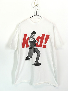 古着 90s USA製 Vogue × Tiziano Magni 「kd!」 K.D. Lang アニバーサリー フォト アート Tシャツ L ミント!!