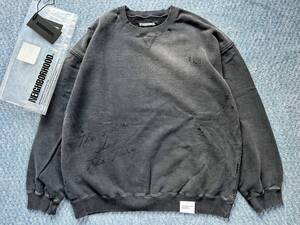 24AW　XLサイズ　ブラック　SAVAGE SWEAT SHIRT LS　ネイバーフッド　neighborhood　242OKNH-CSM01