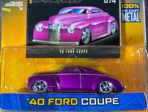 Jada toys ジャダ 1/64 DUB CITY 2004 08 FORD COUPE フォード クーペ 紫色