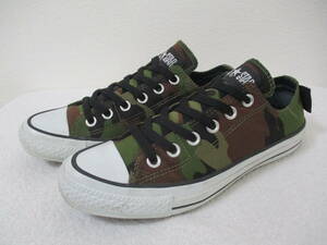 ★CONVERSE ALL STAR*コンバースオールスター★カモ迷彩スニーカー24.0cm