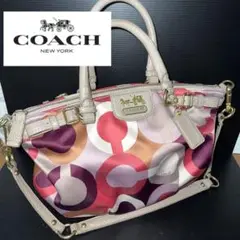 【COACH】コーチ   2Way  ハンドバッグ　トートバッグ