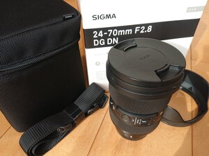 Art 24-70mm F2.8 DG DNシグマ SIGMA ソニー用フルサイズ SONY E-mount　美品