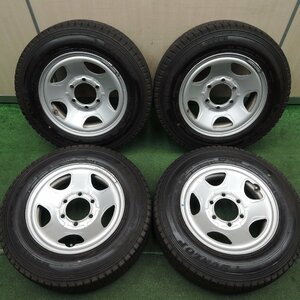 *送料無料*バリ溝 19年 9.5分★スタッドレス 185/75R15 106/104L ダンロップ ウインターマックス LT03 スチール PCD139.7/6H★3121606HAス