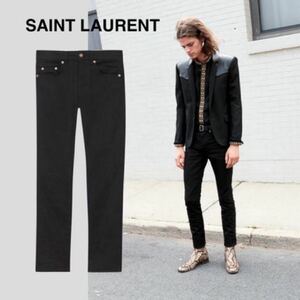 SAINT LAURENT PARIS サンローランパリ スキニーパンツ size28 ストレッチ ブラック 525173 