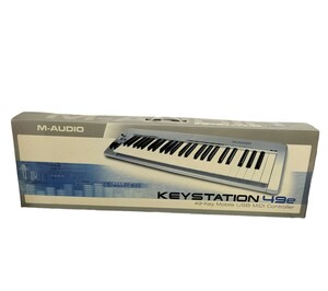 【美品】M-AUDIO KEYSTATION 49e/キーステーション 標準サイズ鍵盤 /49-Key Mobile USB MIDI Controller/電子ピアノ キーボード 説明書付き