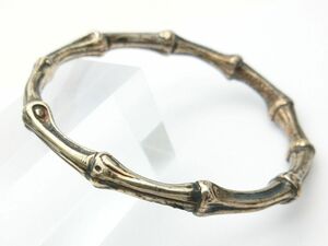 1000円スタート バングル TIFFANY&Co. ティファニー 1996 バンブー 925刻印 総重量約40.2g 腕周り約18.5cm シルバー アクセサリー 10 C209