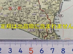 mB22【地図】静岡県 昭和31年 裏に市街図 [静岡鉄道静岡市内線 静岡女子薬学専門学校 静岡女子短大 静清工業高 城東中 賤機南中 麻機中学校