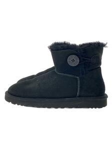 UGG australia◆ムートンショートブーツ/24cm/ブラック