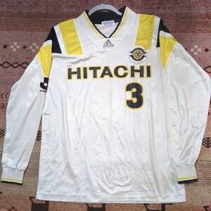 柏レイソル 1992-1994 アウェイ AWAY 2nd #3 長袖 ユニフォーム アディダス Adidas デサント DESCENTE Kashiwa Reysol 支給品 別注