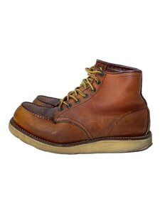 RED WING◆レースアップブーツ/US7.5/BRW/レザー/09033