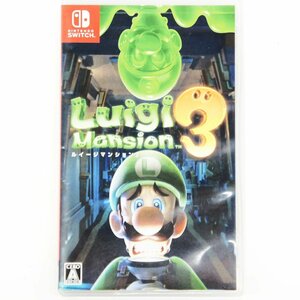 1円【良品】Nintendo 任天堂/Nintend Switch ルイージマンション3 Luigi Mansion3/75
