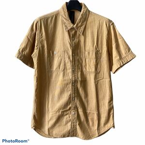 【送料無料】AMERICAN RAGCIE アメリカンラグシー　イエロー　黄色　半袖　シャツ　トップス　ポケット　38 メンズ