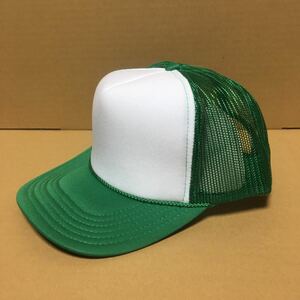 OTTO メッシュキャップ ツートングリーン ホワイトグリーン 白緑 ケリーグリーン オットー CAP 帽子 ミリタリー USA アメリカ 野球帽 無地