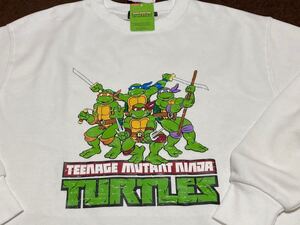 【Lサイズ】新品 ミュータント タートルズ スウェット トレーナー /ヴィンテージ 裏起毛スウェットトレーナーTeenage Mutant Ninja Turtles