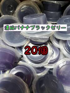 濃縮バナナブラックゼリーワイドS16g 20個 フジコン 昆虫ゼリー オオクワ カブトムシ ヘラクレス ハリネズミ ハムスター 小動物 モモンガ