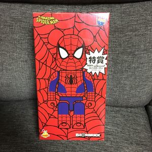 【激レア】BE@RBRICK ベアブリック 400% フィギュア メディコム・トイ Happyくじ スパイダーマン MARVEL 特賞　非売品