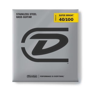 JIM DUNLOP Super Bright Stainless Steel Bass Strings DBSBS40100 エレキベース弦