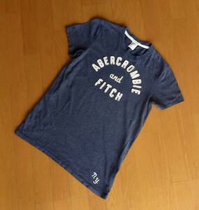 Abercrombie&Fitch アバクロンビー&フィッチ ロゴ Tシャツ Sサイズ 霜降り 即決あり！