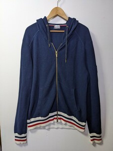 正規品　MONCLER GAMME BLEU モンクレール　ガムブルー ニットパーカー イタリア製 XLサイズ トムブラウン タバコのにおい有り パーカー