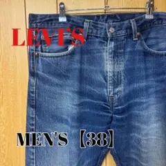 TQ94【US輸入】LEVI’S　デニムパンツ【メンズ38】ブルー　505