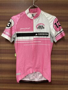 FQ062 アソス Assos 半袖サイクルジャージ ピンク白 XS レディース