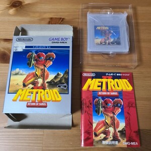 Nintendo 任天堂 GAME BOY ゲームボーイ METROID II メトロイド2 RETURN OF SAMUS DMG-MEA 箱説付 中古