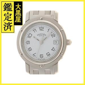 HERMES エルメス 腕時計 クリッパー CL4.210 ホワイト レディース クオーツ （2148103751042）【200】