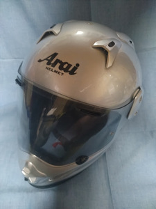 再出品　Arai アライ TOUR-CROSS3 アルミナシルバー ツアークロス3 フルフェイスヘルメット