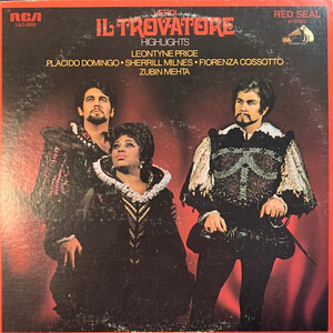 米LP Zubin Mehta, New Philharmonia Orchestra Verdi Il Trovatore Highlights LSC3203 RCA RED SEAL /00260