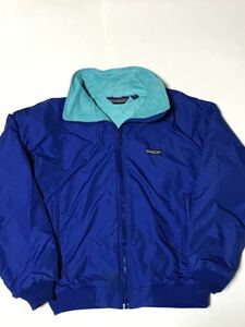 USA製 80s★patagonia パタゴニア シェルドシンチラ ナイロンジャケット 三角タグ OLD VINTAGE フリース★