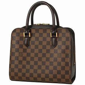 ルイ・ヴィトン Louis Vuitton トリアナ 手提げ ハンドバッグ ダミエ ブラウン N51155 レディース 【中古】