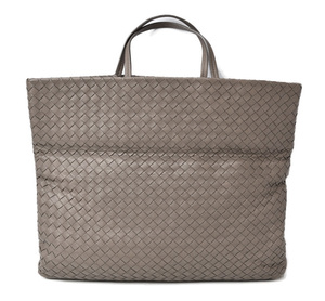 ボッテガヴェネタ トートバッグ/ショルダーバッグ 2way A4対応 BOTTEGA VENETA イントレチャート ナッパ チャコールグレー