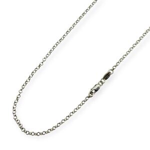 CHROME HEARTS クロムハーツ ROLL CHAIN 20inch ロール チェーン 20インチ SILVER 925 シルバー ネックレス ブレスレット SV ロゴ