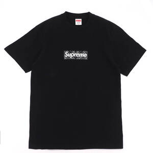 Supreme - Bandana Box Logo Tee　黒S　シュプリーム - バンダナ ボックス ロゴ ティー　2019FW