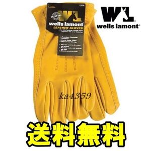 送料無料 ※お一人様1点のみ※wells lamontウェルズ ラモント プレミアム レザーグローブ 革手袋★アウトドア/キャンプ/バイク/ハーレー