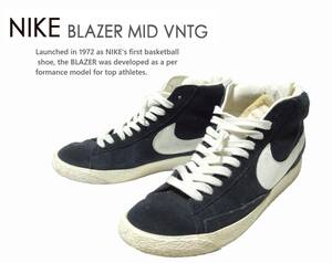 ■ Nike Blazer Mid Premium Suede ナイキ ブレザー ミッド プレミアム スエード ブラック ホワイト ■