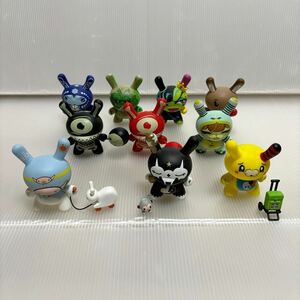 キッドロボット kidrobot ダニー dunny フィギュア 10体 大量セット 123Klan/Tado/FATALE SERIES 等 2009年/2010年 レア コレクション