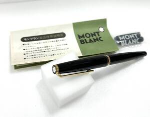 万年筆　モンブラン　MONT BLANC　ペン先金　585刻印　14Ｋ　箱なし説明書有　インク付　美品　全長13.5mm ＃1218