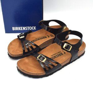 BIRKENSTOCK ビルケンシュトック Bali バリ パテント エナメル サンダル SIZE:23cm アンクルストラップ [S206169]