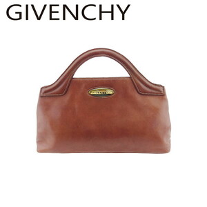 ジバンシィ ハンドバッグ トート バッグ レディース ロゴプレート GIVENCHY 中古