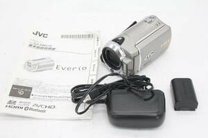 【返品保証】 【録画再生確認済み】JVC Everio GZ-HM570-S 10x バッテリー付き ビデオカメラ v1308