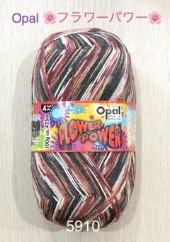 Opal オパール毛糸　FLOWER POWER フラワーパワー（5910）１個