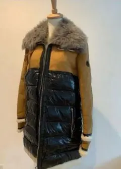 最高のMoncler Cygne ムートンコート