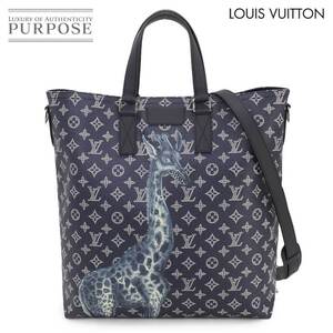 新品同様 ルイ ヴィトン LOUIS VUITTON モノグラム サバンナ トート MM 2way ショルダー バッグ チャップマン キリン M54127 90260219