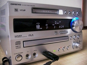 〓完動品＆整備品〓MD搭載最終機種 ONKYO FR-N7XX CD/MD/USB/Tunerコンポ センターユニット ◆CDピック/モーター新品◆　